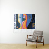 2024トータル太陽のEclipseマサトランの壁のタペストリー タペストリー (インサイチュ(横))