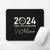 2024トータル太陽のEclipseメイン州 マウスパッド (マウス)