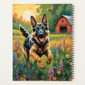 2024ドイツパーソナライズされたシェパードプランナー プランナー手帳 (裏面)