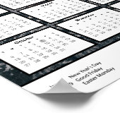 2024ドイツ暦（英語） | Pdfのダウンロード ポスター (角)