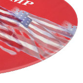 2024ドナルドトランプ米国国旗 カッティングボード (角)