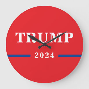 2024ドナルドトランプ ラージ壁時計
