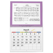 2024ドラゴンの年のための音楽カレンダー カレンダー (3月 2026)