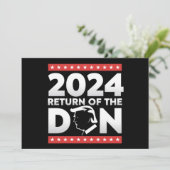 2024ドン・トランプ45 47米国大統領の復帰 招待状 (スタンド正面)