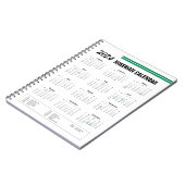 2024ナイジェリアカレンダー ノートブック (左側)