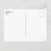 2024ハッピーニューイヤーシックなフォトコラージュ シーズンポストカード (裏面)