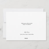 2024ハッピーホリデーズファミリーフォトコラージュ シーズンカード (裏面)