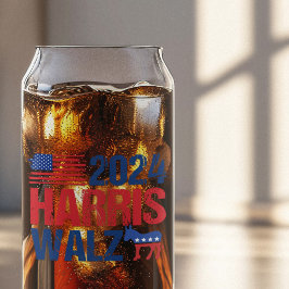 2024ハリス・ウォルツ民主党議員のドンキー選挙 ガラス缶