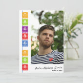 2024パペルピカドメキシカンフィエスタ卒業パーティー サンキューカード (スタンド正面)