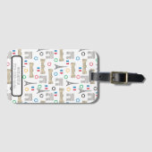 2024パリフランスゲームズ夏パーソナライズされた ラゲッジタグ (正面横)