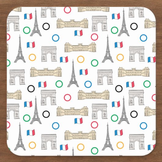 2024パリフランスゲームズ夏 スクエアペーパーコースター