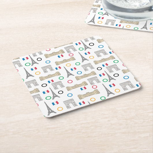 2024パリフランスゲームズ夏 スクエアペーパーコースター (アングル)