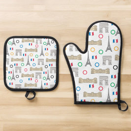 2024パリフランスゲームズ夏 鍋つかみ&鍋敷きセット