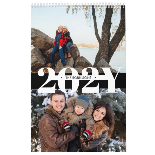 2024パーソナライズされた年写真・月報セクション カレンダー (カバー)