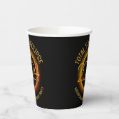 2024パーソナライズされた年皆既食太陽の 紙コップ (左)