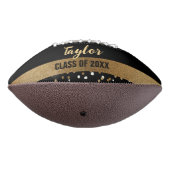 2024パーソナライズされた年金ゴールドブラックの卒業 アメリカンフットボール (回転270)