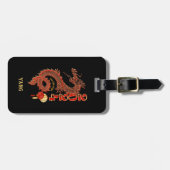 2024パーソナライズされた辰年ラゲージタグ ラゲッジタグ (正面横)