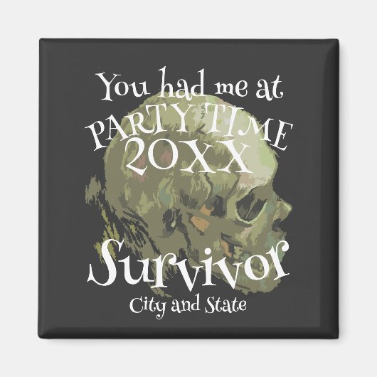 2024パーティーダンスミキサーガーデンパーティー マグネット (正面)