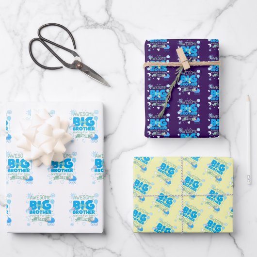 2024ビッグブラザーへ ラッピングペーパーシート (正面)
