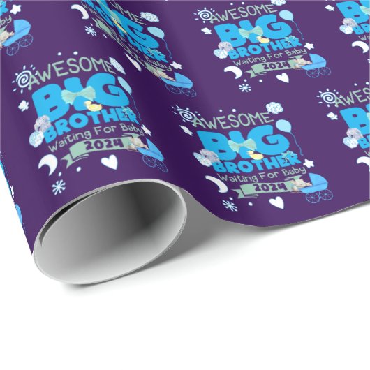 2024ビッグブラザー新生児待ち ラッピングペーパー (ロールコーナー)