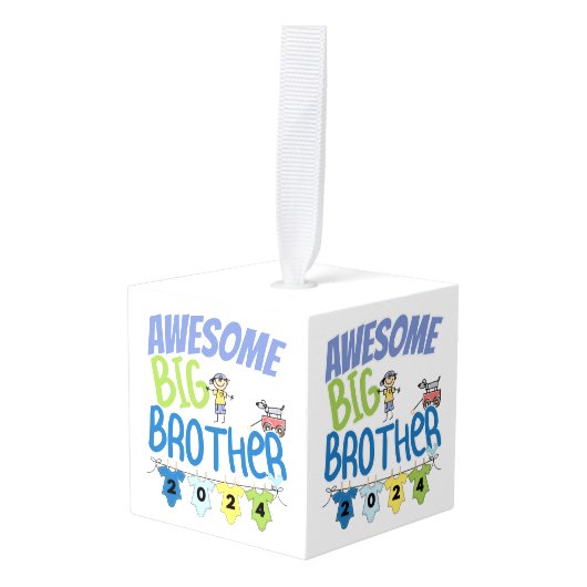 2024ビッ素晴らしグブラザー キューブオーナメント (正面アングル)