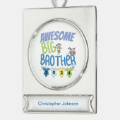 2024ビッ素晴らしグブラザー シルバープレートバナーオーナメント (左)