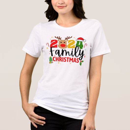 2024ファミリークリスマス トライブレンドTシャツ (正面)
