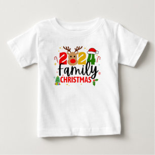 2024ファミリークリスマス ベビーTシャツ
