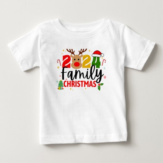 2024ファミリークリスマス ベビーTシャツ (正面)