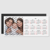 2024ファミリーフォトカスタムー磁気カードカレンダー (正面/裏面)