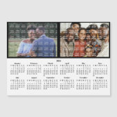 2024ファミリーポートレートカスタム磁気カレンダー (正面)