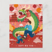 2024フェスティバルハッピーニューイヤードラゴン ポストカード (正面)