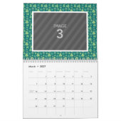 2024フォトカレンダー |季節のパターン カレンダー (3月 2027)