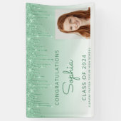 2024フォトグリーングリッタードリップ卒業 横断幕 (縦)