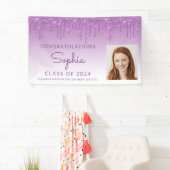 2024フォトパープルグリッタードリップ卒業 横断幕 (インサイチュ)