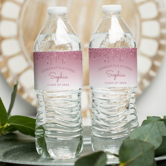 2024ブルゴーニュグリッタードリップ卒業パーティー ペットボトルラベル