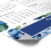 2024ブルーベリーカスタムカレンダー ポスター (角)