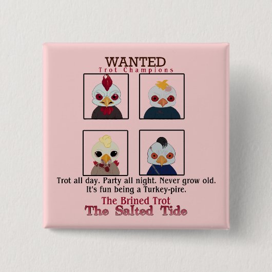 2024ブレインされたトロットのチャンピオンボタン 缶バッジ (正面)