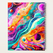 2024プランナーカラフル宇宙デザイン プランナー手帳 (裏面)