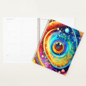 2024プランナーシンプル銀河系カラフルデザイン プランナー手帳 (ディスプレー)