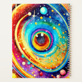 2024プランナーシンプル銀河系カラフルデザイン プランナー手帳 (裏面)