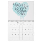 2024ホームスクールライフオリジナル引用文カレンダー カレンダー (2月 2026)