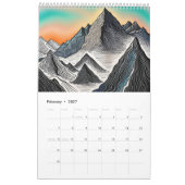 2024マウンテンカレンダー カレンダー (2月 2027)