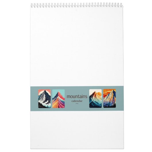 2024マウンテンカレンダー カレンダー (カバー)