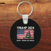 2024マグアアメリカ米国国旗のヘビを踏まない キーホルダー (正面)