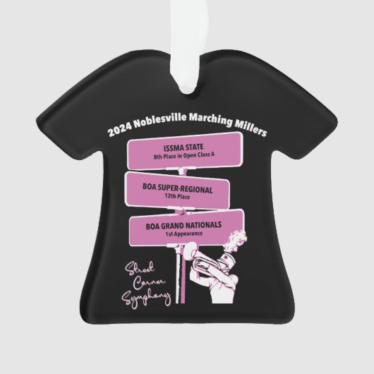 2024マーチングミラーの成果 オーナメント (正面)