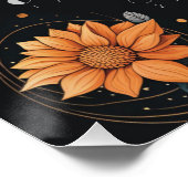 2024ムーンフェイズウォールアートヒマワリ山脈 ポスター (コーナー)