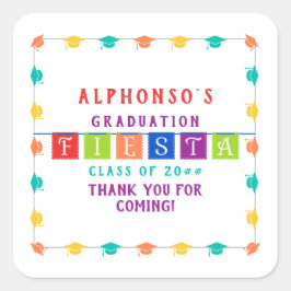 2024メキカラフルシコフィエスタ卒業パーティー スクエアシール