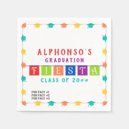 2024メキシコカラフルンフィエスタ卒業おもしろい事実 スタンダードカクテルナプキン