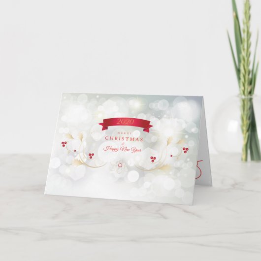 2024メリークリスマス&ハッピーニューイヤー!XMAS カード (正面)